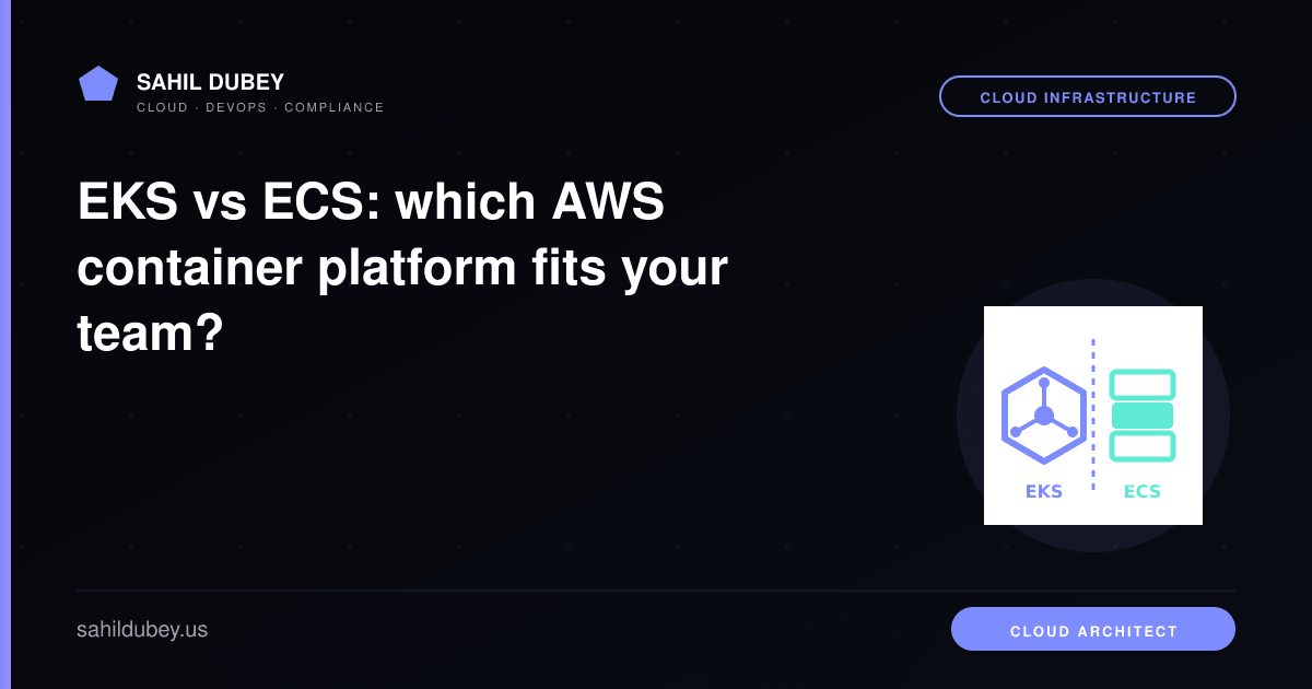 EKS vs ECS: which AWS container platform fits your team?